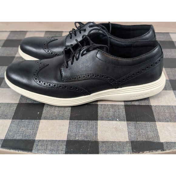 Cole Haan Zero Grand OS Wingtip Oxfords Black Men's Size 11M - Picture 8 of 15